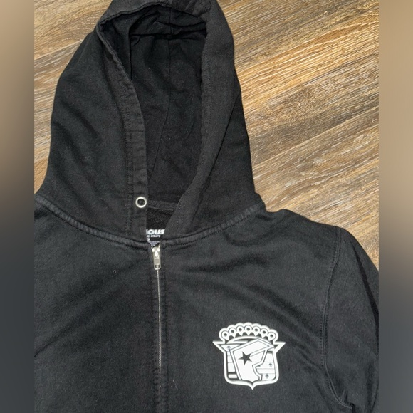 Famous Stars and Straps zip up hoodie black - Picture 3 of 5